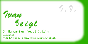 ivan veigl business card